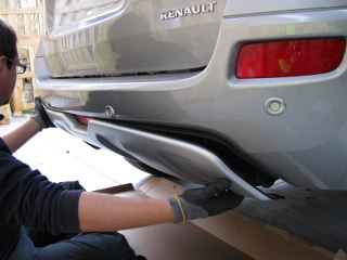 Clients special requests - rear bumper moulding application